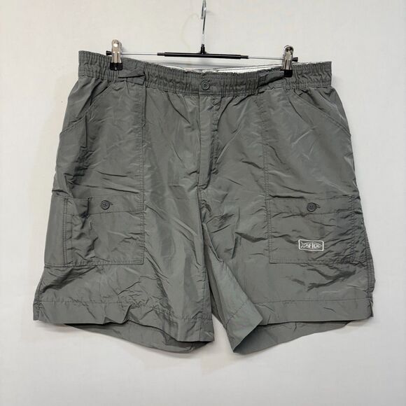 AFTCO Men The Original Fishing Shorts Size 42 Cargo Outdoor Gray C053 -16 - Picture 1 of 16